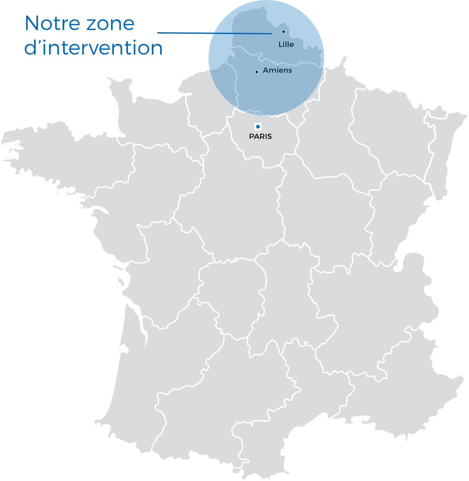 zone d'intervention Charpentier des Flandres