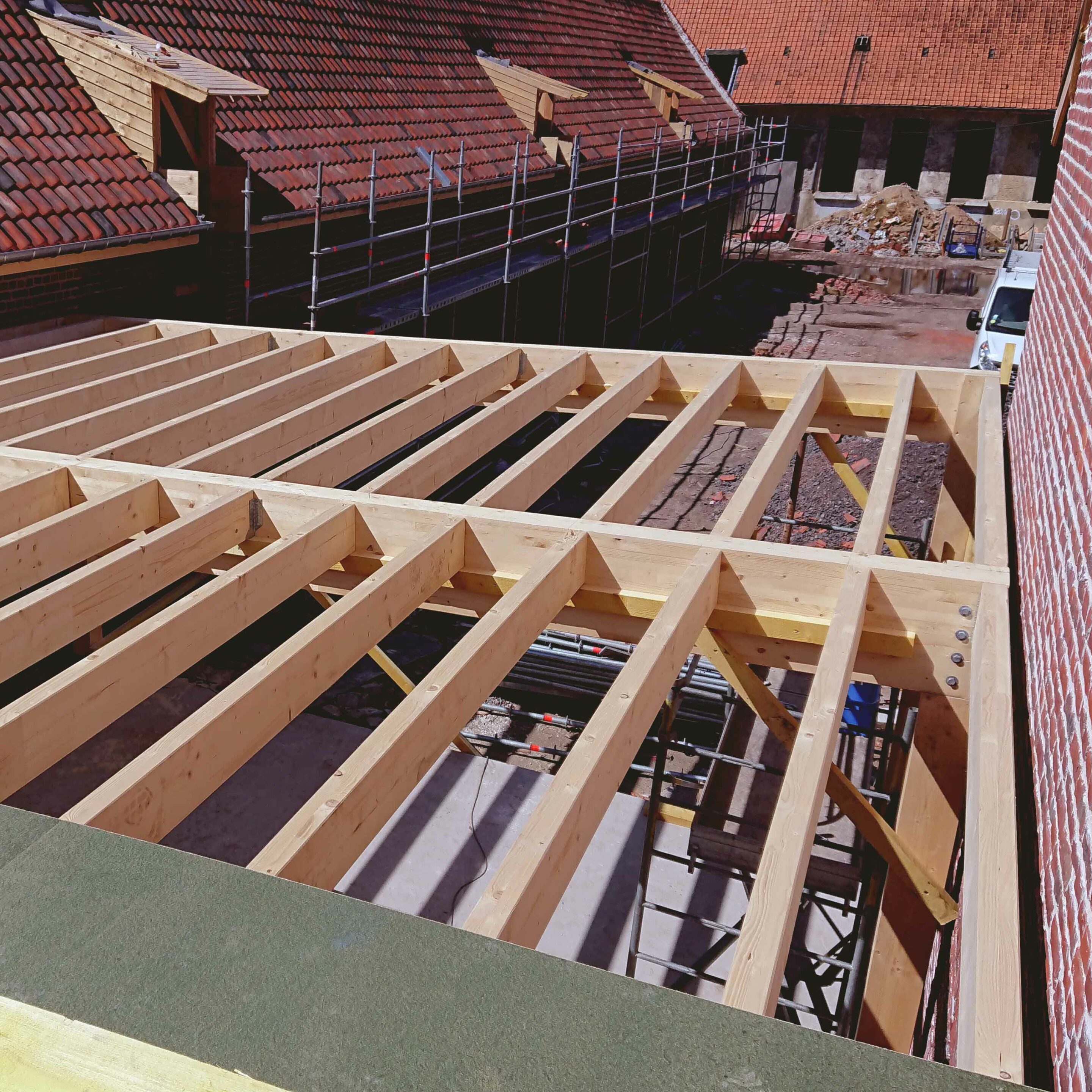 Ouvrages Spéciaux Rénovation Charpente bois Bondues ferme de l'hôtel - Charpentier des Flandres