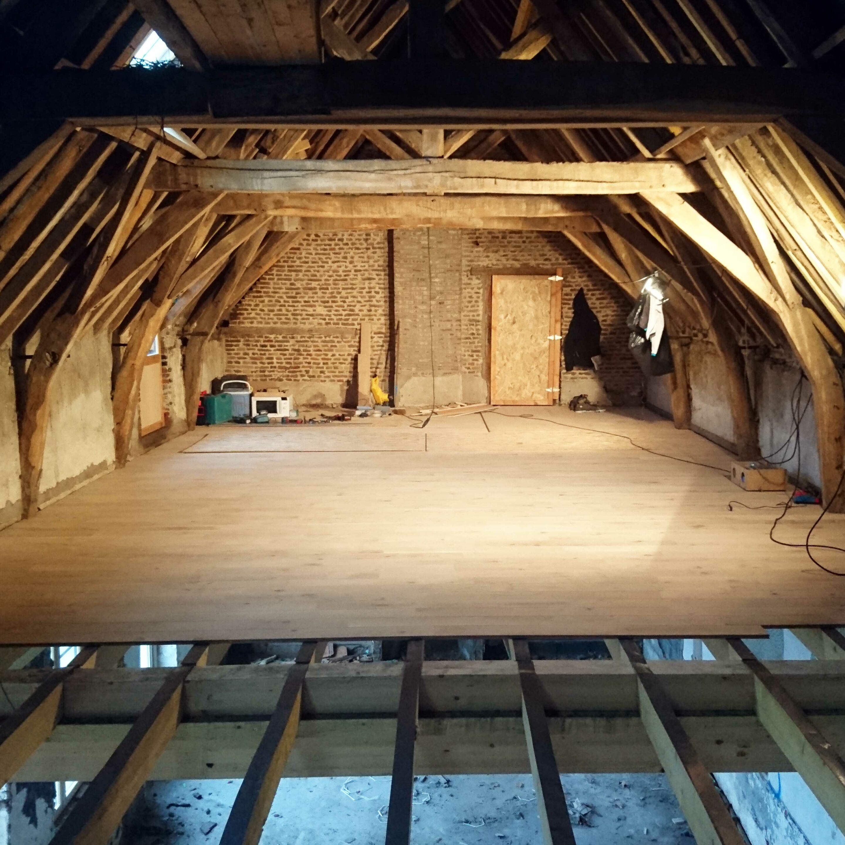 Ouvrages Spéciaux Rénovation Charpente bois Bondues ferme de l'hôtel - Charpentier des Flandres