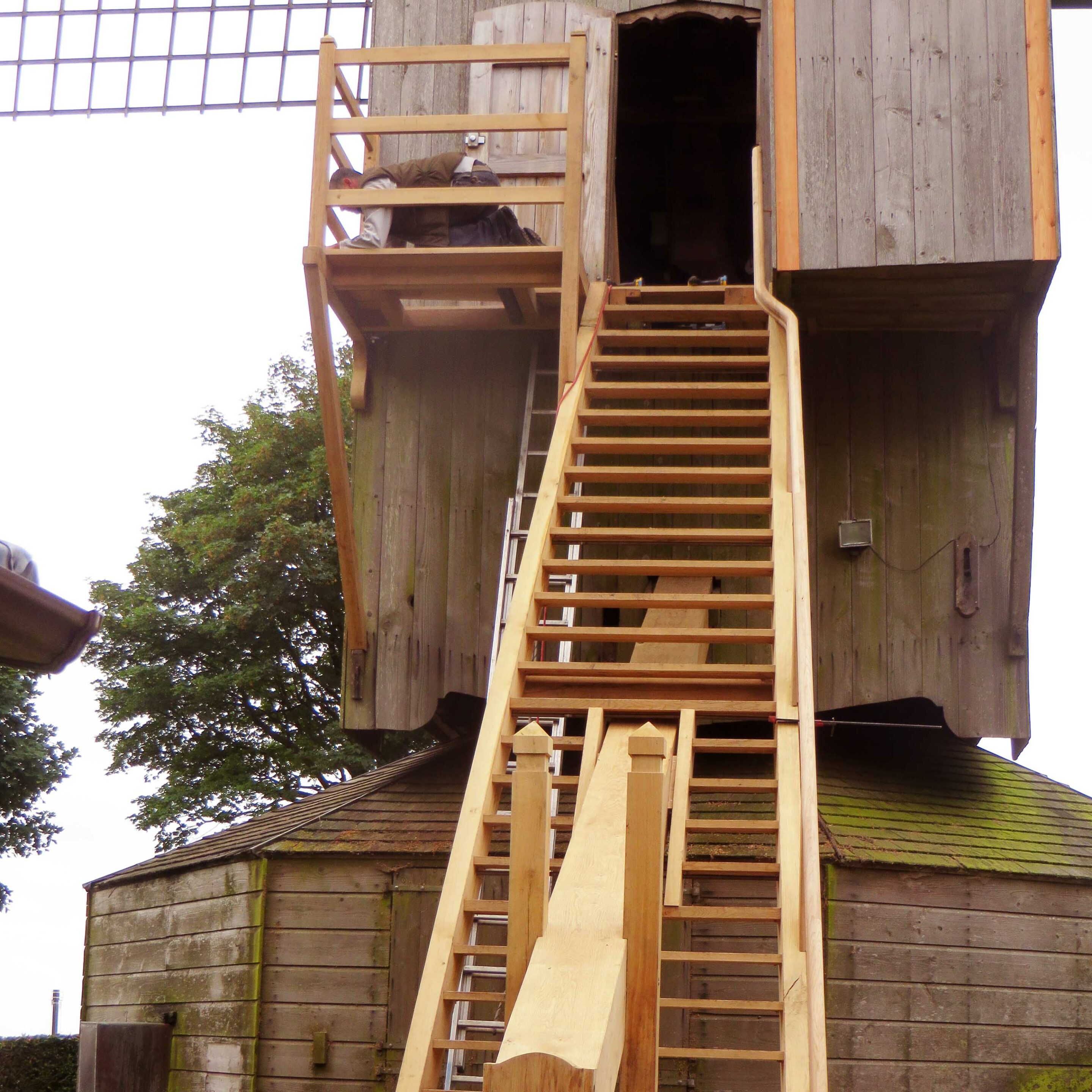 Ouvrages Spéciaux Rénovation Charpente bois Moulin de Cassel - Charpentier des Flandres