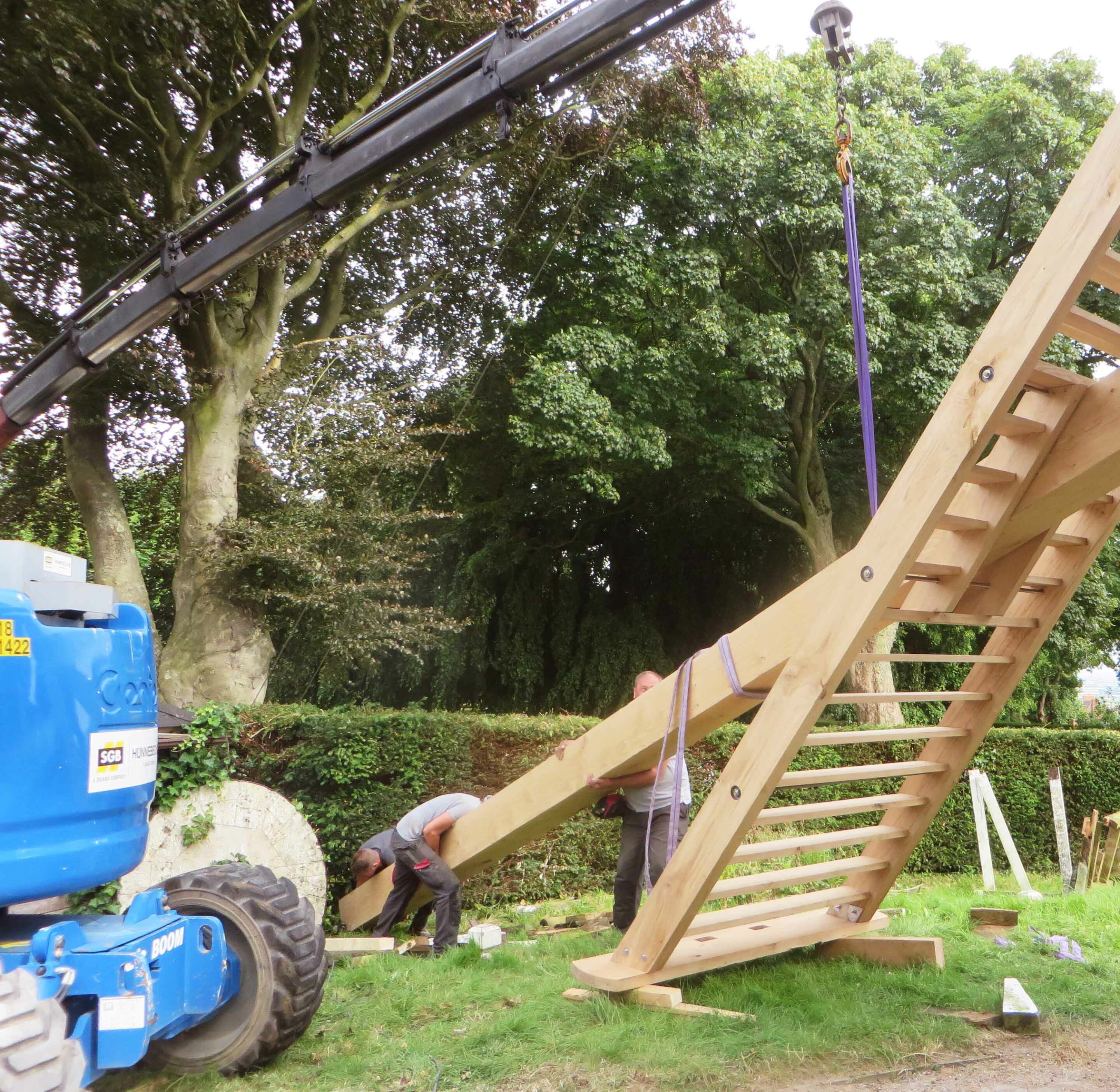 Ouvrages Spéciaux Rénovation Charpente bois Moulin de Cassel - Charpentier des Flandres
