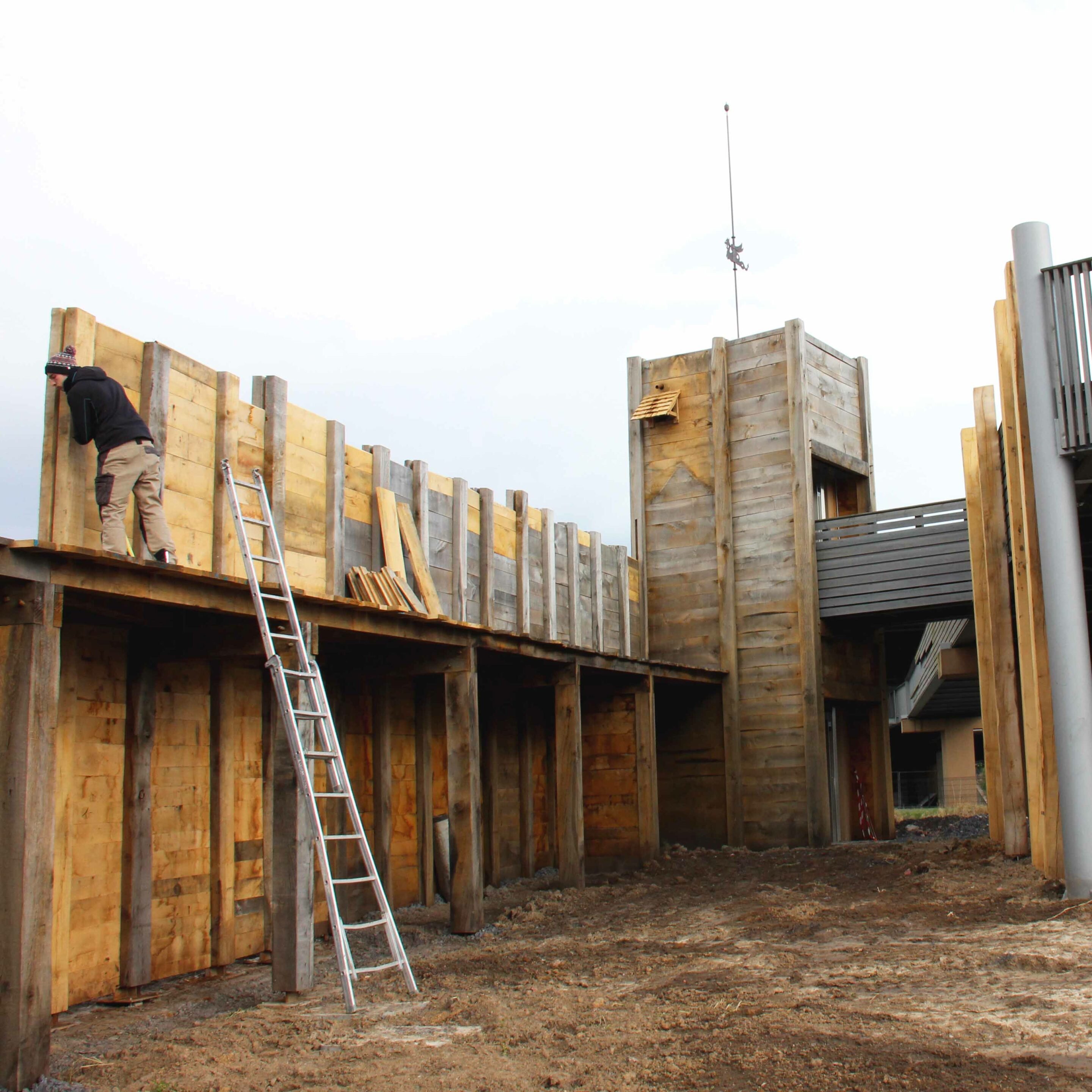 Ouvrages Spéciaux Rénovation Charpente bois Raches Douai musée Arkéos - Charpentier des Flandres