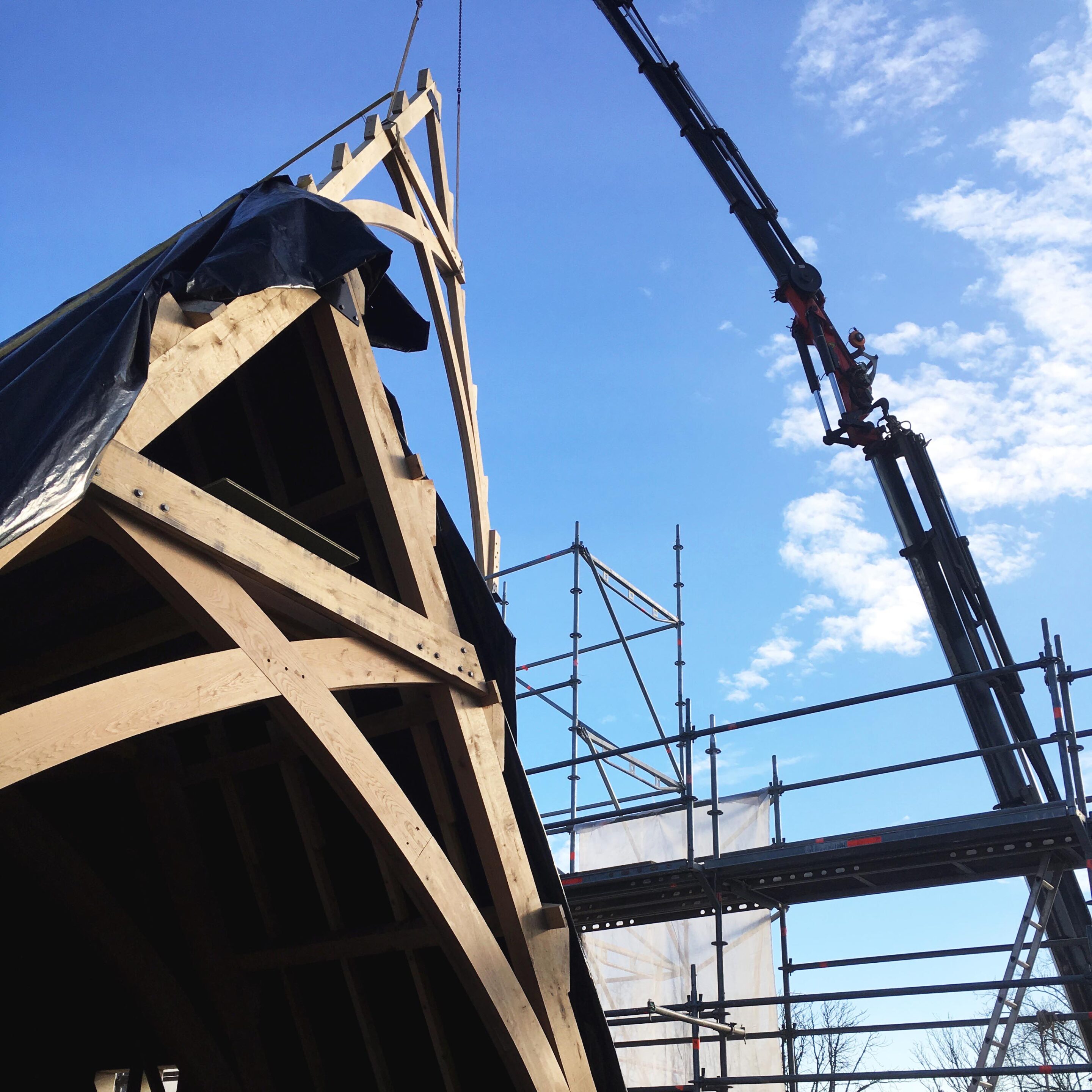 Ouvrages Spéciaux Rénovation Charpente bois Wambrechies château de Robersart - Charpentier des Flandres