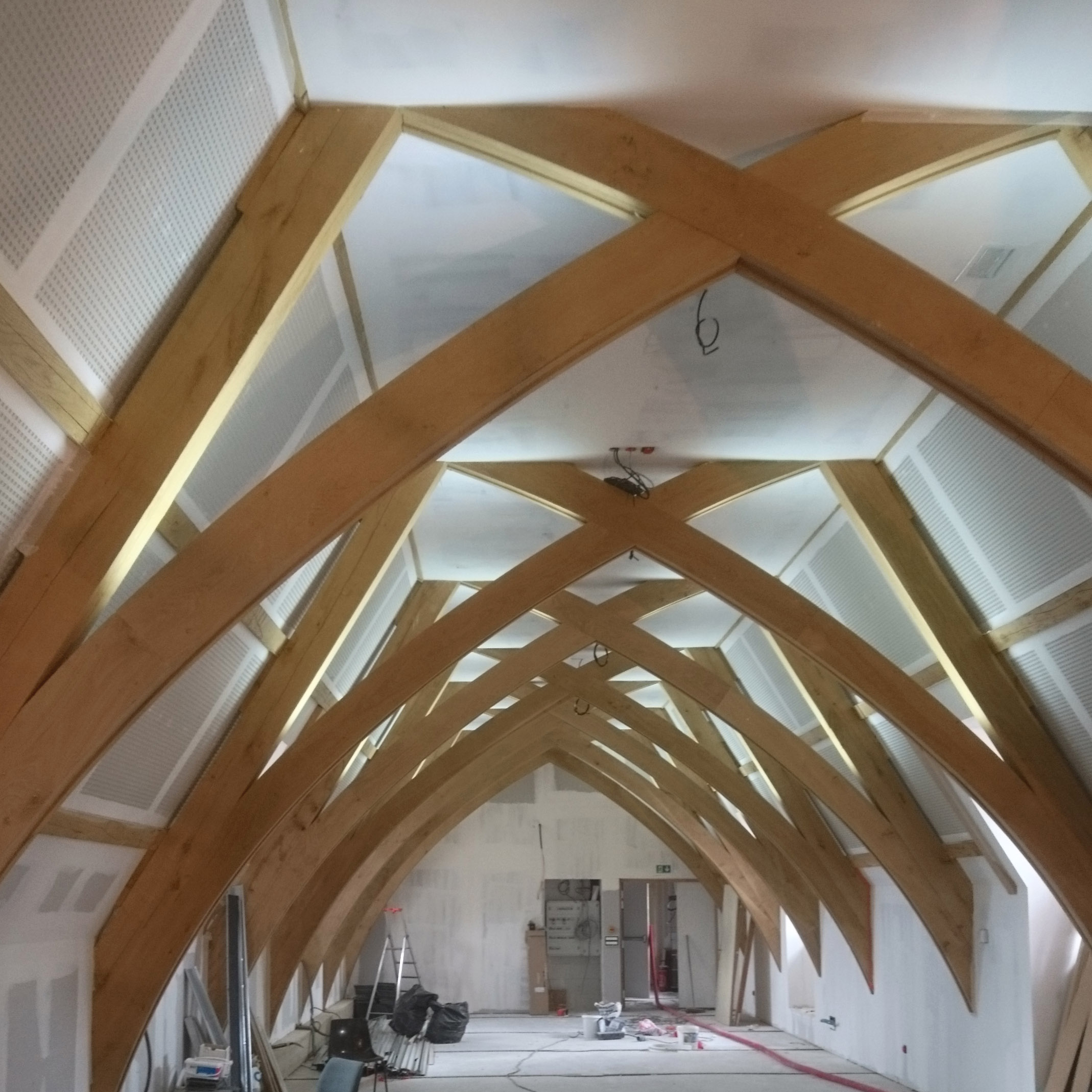 Ouvrages Spéciaux Rénovation Charpente bois Wambrechies château de Robersart - Charpentier des Flandres